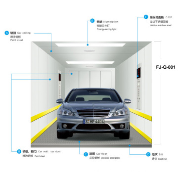 China Car Elevator / Lift (pièces) Fabricant Usagé Technologie Japon (FJHQ2000-1)